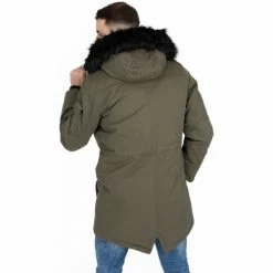 Geographical Norway Parka Arissa - capuche avec bord façon fourrure Manteaux Couleur Kaki -Geographical Norway Soldes 21563743 500 F