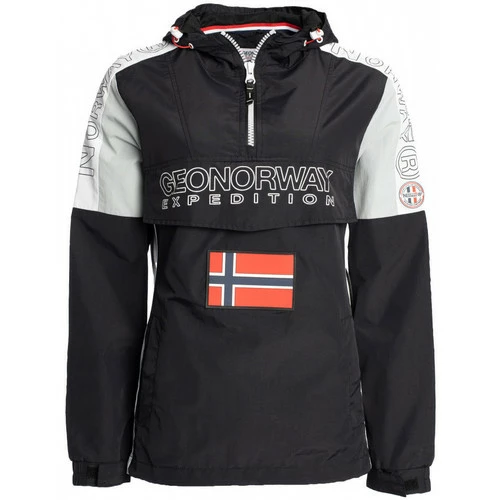 Geographical Norway Parka Astina - logo - capuche avec liens de serrage et stopper Manteaux Couleur Noir 3 Geographical Norway Parka Astina - logo - capuche avec liens de serrage et stopper Manteaux Couleur Noir