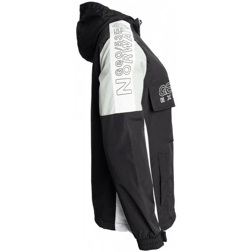 Geographical Norway Parka Astina - logo - capuche avec liens de serrage et stopper Manteaux Couleur Noir 5 Geographical Norway Parka Astina - logo - capuche avec liens de serrage et stopper Manteaux Couleur Noir – Image 3