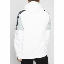 Geographical Norway Parka Astina - logo - capuche avec liens de serrage et stopper Manteaux Couleur Blanc -Geographical Norway Soldes 21563746 500 D