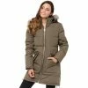 Geographical Norway Parka Canelle Manteaux Couleur Vert militaire -Geographical Norway Soldes 21563755 500 A
