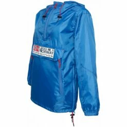 Geographical Norway Veste - parka - coupe-vent sport Choupa - capuche Vestes Couleur Bleu -Geographical Norway Soldes 21563758 500 C