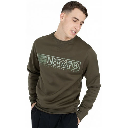 Geographical Norway Sweat sport Gantoine - uni - logo floqué Sweats & Polaires Couleur Kaki 3 Geographical Norway Sweat sport Gantoine - uni - logo floqué Sweats & Polaires Couleur Kaki