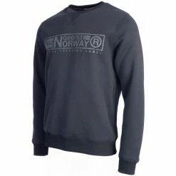 Geographical Norway Sweat sport Gantoine - uni - logo floqué Sweats & Polaires Couleur Gris foncé -Geographical Norway Soldes 21563771 500 C