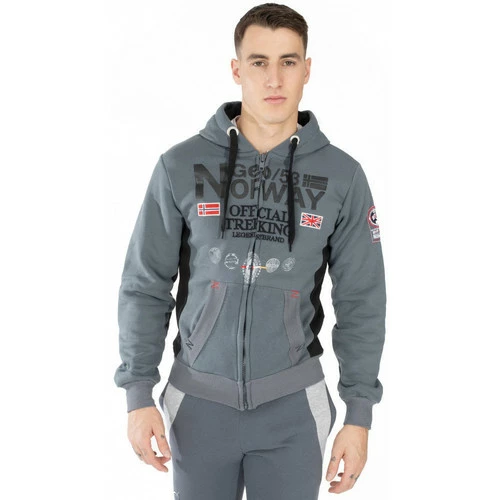Geographical Norway Sweat sport Gafont - imprimé - capuche Sweats & Polaires Couleur Gris foncé 3 Geographical Norway Sweat sport Gafont - imprimé - capuche Sweats & Polaires Couleur Gris foncé