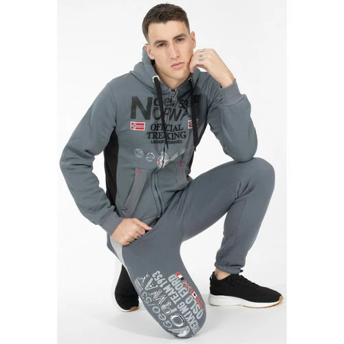 Geographical Norway Sweat sport Gafont - imprimé - capuche Sweats & Polaires Couleur Gris foncé 5 Geographical Norway Sweat sport Gafont - imprimé - capuche Sweats & Polaires Couleur Gris foncé – Image 3