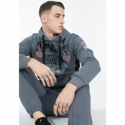 Geographical Norway Sweat sport Gafont - imprimé - capuche Sweats & Polaires Couleur Gris foncé 10 Geographical Norway Sweat sport Gafont - imprimé - capuche Sweats & Polaires Couleur Gris foncé -Geographical Norway Soldes 21563790 500 D