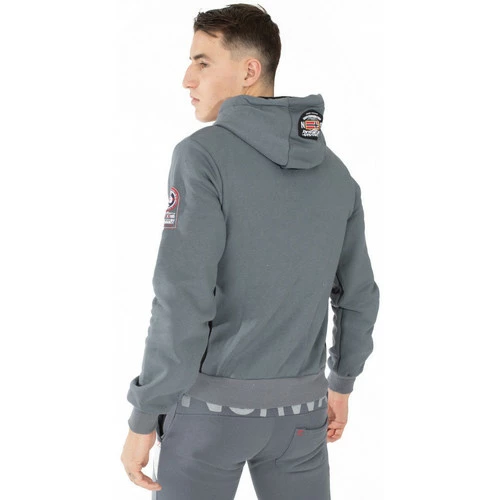 Geographical Norway Sweat sport Gafont - imprimé - capuche Sweats & Polaires Couleur Gris foncé 7 Geographical Norway Sweat sport Gafont - imprimé - capuche Sweats & Polaires Couleur Gris foncé – Image 5