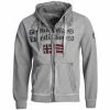 Geographical Norway Sweat sport Gimdo - logo - capuche Sweats & Polaires Couleur Gris clair -Geographical Norway Soldes 21563797 500 A
