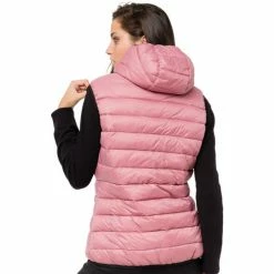 Geographical Norway Gilet sans manches Venus - capuche Manteaux Couleur Rose poudre 5 Geographical Norway Gilet sans manches Venus - capuche Manteaux Couleur Rose poudre -Geographical Norway Soldes 21563799 500 B
