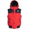 Geographical Norway Doudoune sans manches Vortex - capuche Manteaux Couleur Rouge -Geographical Norway Soldes 21563806 500 A