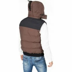 Geographical Norway Doudoune sans manches Vortex - capuche Manteaux Couleur Marron 10 Geographical Norway Doudoune sans manches Vortex - capuche Manteaux Couleur Marron -Geographical Norway Soldes 21563807 500 D