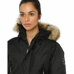 Geographical Norway Anorak Driverla - capuche avec bord façon fourrure Manteaux Couleur Noir -Geographical Norway Soldes 21566181 500 C