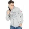Geographical Norway Sweat sport Folduc Sweats & Polaires Couleur Gris clair