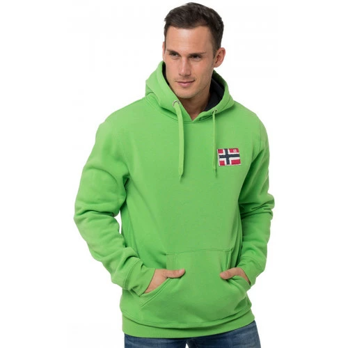 Geographical Norway Sweat sport Fonda - logo - capuche Sweats & Polaires Couleur Vert 3 Geographical Norway Sweat sport Fonda - logo - capuche Sweats & Polaires Couleur Vert