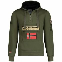 Geographical Norway Sweat Gymclass Sweats & Polaires Couleur Kaki