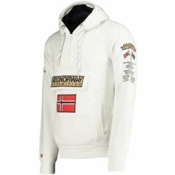 Geographical Norway Sweat Gymclass Sweats & Polaires Couleur Blanc -Geographical Norway Soldes 21589589 500 D