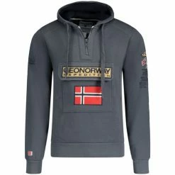 Geographical Norway Sweat Gymclass Sweats & Polaires Couleur Gris foncé