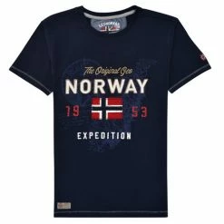Geographical Norway JUITRE BOY T-shirts & Polos Couleur Marine
