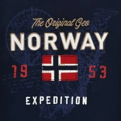 Geographical Norway JUITRE BOY T-shirts & Polos Couleur Marine -Geographical Norway Soldes 21599216 500 C