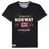Geographical Norway JUITRE BOY T-shirts & Polos Couleur Noir