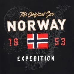 Geographical Norway JUITRE BOY T-shirts & Polos Couleur Noir -Geographical Norway Soldes 21599217 500 C