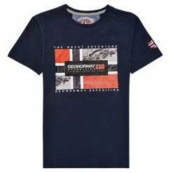 Geographical Norway JEOLOGIC BOY T-shirts & Polos Couleur Marine