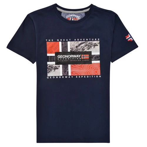 Geographical Norway JEOLOGIC BOY T-shirts & Polos Couleur Marine 3 Geographical Norway JEOLOGIC BOY T-shirts & Polos Couleur Marine