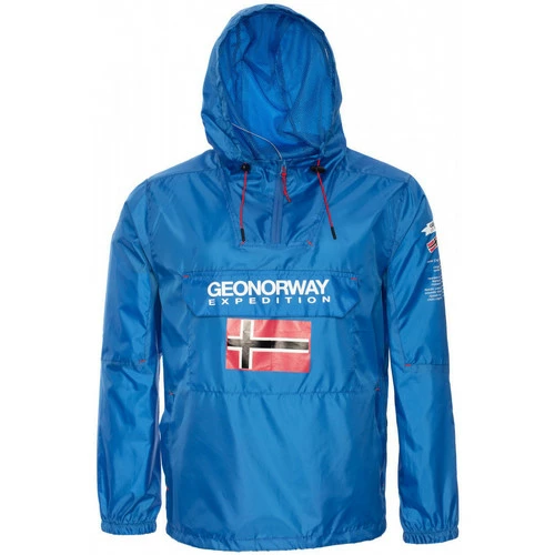 Geographical Norway Coupe-vent Brest - capuche Vestes Couleur Bleu 4 Geographical Norway Coupe-vent Brest - capuche Vestes Couleur Bleu – Image 2