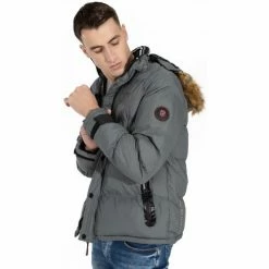 Geographical Norway Doudoune Clemen - tissu matelassé Manteaux Couleur Gris -Geographical Norway Soldes 21652371 500 C