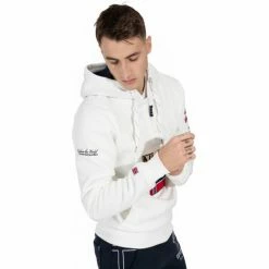 Geographical Norway Sweat Gymclass - motif brodé Sweats & Polaires Couleur Blanc -Geographical Norway Soldes 21652388 500 B