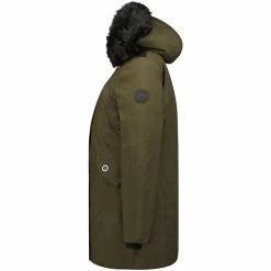 Geographical Norway Parka Femme Cherifa EO001 Manteaux Couleur Kaki -Geographical Norway Soldes 21729403 500 C