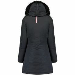 Geographical Norway Parka Femme Corta Manteaux Couleur Noir -Geographical Norway Soldes 21739891 500 D