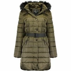 Geographical Norway Doudoune Femme Anemone EO045 Manteaux Couleur Kaki