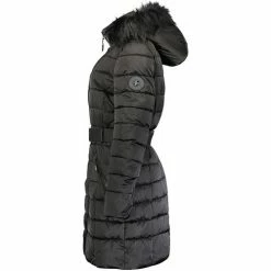 Geographical Norway Doudoune Femme Anemone EO045 Manteaux Couleur Noir -Geographical Norway Soldes 21740640 500 C