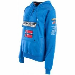 Geographical Norway Sweat Gymclass - motif brodé Sweats & Polaires Couleur Bleu -Geographical Norway Soldes 21741756 500 D