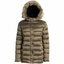 Geographical Norway Doudoune Adela - tissu matelassé Manteaux Couleur Argent