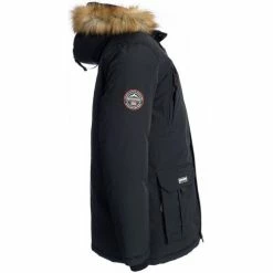 Geographical Norway Parka Airline Manteaux Couleur Noir -Geographical Norway Soldes 21756408 500 C