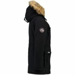 Geographical Norway Parka Airline Manteaux Couleur Noir 6 Geographical Norway Parka Airline Manteaux Couleur Noir -Geographical Norway Soldes 21756409 500 B