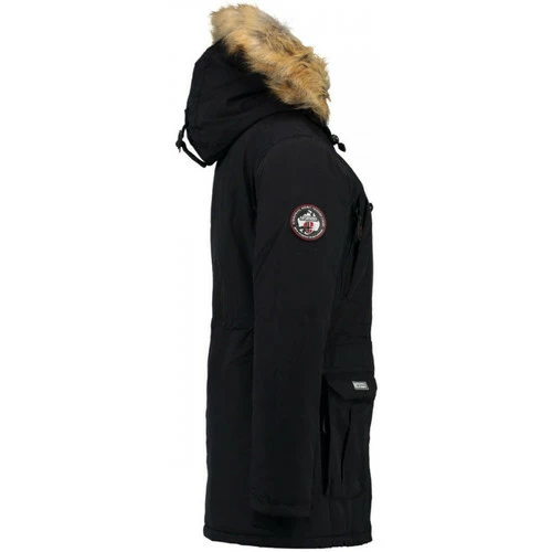 Geographical Norway Parka Airline Manteaux Couleur Noir 4 Geographical Norway Parka Airline Manteaux Couleur Noir – Image 2
