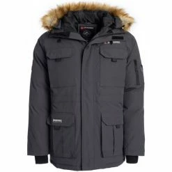 Geographical Norway Doudoune Alpes Manteaux Couleur Gris foncé