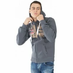 Geographical Norway Sweat Fohnson - logo Sweats & Polaires Couleur Gris foncé 9 Geographical Norway Sweat Fohnson - logo Sweats & Polaires Couleur Gris foncé -Geographical Norway Soldes 21793527 500 C