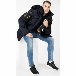 Geographical Norway Doudoune Acore Manteaux Couleur Bleu marine -Geographical Norway Soldes 21799279 500 D