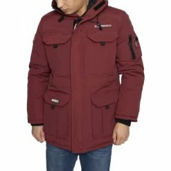 Geographical Norway Doudoune Alpes Manteaux Couleur Bordeau
