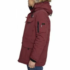 Geographical Norway Doudoune Alpes Manteaux Couleur Bordeau -Geographical Norway Soldes 21799288 500 C