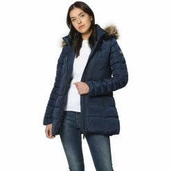 Geographical Norway Parka Anies Manteaux Couleur Bleu marine -Geographical Norway Soldes 21799290 500 C