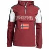 Geographical Norway Parka Astina - logo - capuche avec liens de serrage et stopper Manteaux Couleur Bordeau 2 Geographical Norway Parka Astina - logo - capuche avec liens de serrage et stopper Manteaux Couleur Bordeau -Geographical Norway Soldes 21799301 500 A