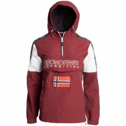 Geographical Norway Parka Astina - logo - capuche avec liens de serrage et stopper Manteaux Couleur Bordeau 11 Geographical Norway Parka Astina - logo - capuche avec liens de serrage et stopper Manteaux Couleur Bordeau -Geographical Norway Soldes 21799301 500 E