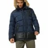 Geographical Norway Parka Bendorf - matelassé - capuche avec bord façon fourrure Manteaux Couleur Bleu marine