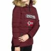 Geographical Norway Doudoune Boonshine Manteaux Couleur Bordeau -Geographical Norway Soldes 21799326 500 A
